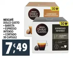 Deco Supermercati Nescafè dolce gusto, barista, espresso intenseo, cortado offerta