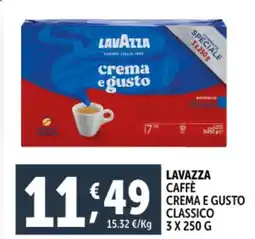 Deco Supermercati Lavazza caffè crema e gusto classico offerta