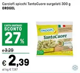 Iper La Grande Carciofi spicchi TantoCuore surgelati OROGEL offerta