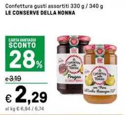 Iper La Grande Confettura LE CONSERVE DELLA NONNA offerta