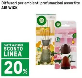 Iper La Grande Diffusori per ambienti profumazioni assortite AIR WICK offerta