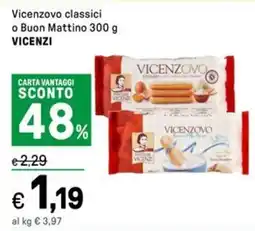 Iper La Grande Vicenzovo classici o Buon Mattino VICENZI offerta
