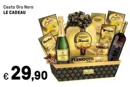 Iper La Grande Cesto Oro Nero LE CADEAU offerta