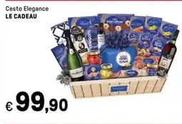 Iper La Grande Cesto Elegance LE CADEAU offerta