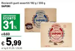 Iper La Grande Ricciarelli SAPORI offerta