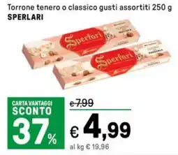 Iper La Grande Torroncini, Morbidelli o Zanzibar gusti assortiti Torrone tenero o classico SPERLARI offerta