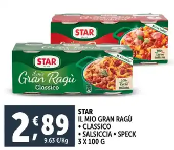 Deco Supermercati Star il mio gran ragù offerta