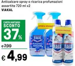 Iper La Grande Anticalcare spray o ricarica VIAKAL offerta