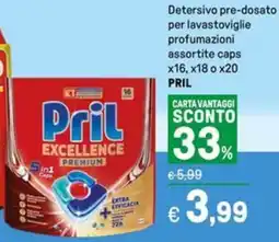 Iper La Grande Detersivo pre-dosato per lavastoviglie PRIL offerta
