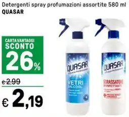 Iper La Grande Detergenti spray QUASAR offerta