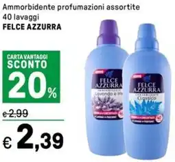 Iper La Grande Ammorbidente profumazioni assortite FELCE AZZURRA offerta