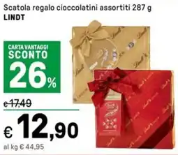 Iper La Grande Scatola regalo cioccolatini LINDT offerta