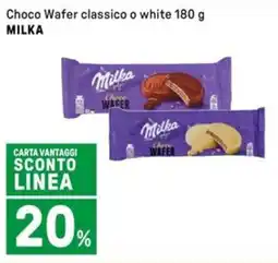 Iper La Grande Choco Wafer classico o white MILKA offerta