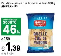 Iper La Grande Patatina classica Quelle che si vedono AMICA CHIPS offerta