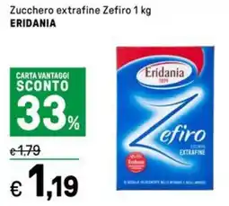 Iper La Grande Zucchero extrafine Zefiro ERIDANIA offerta