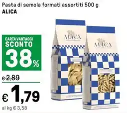 Iper La Grande Pasta di semola ALICA offerta