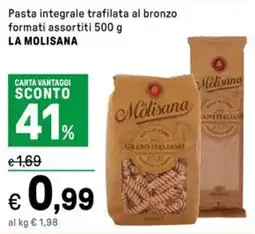 Iper La Grande Pasta integrale trafilata al bronzo LA MOLISANA offerta