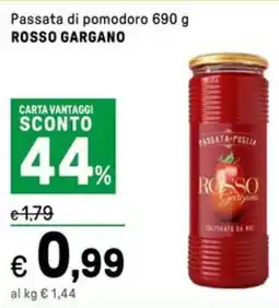 Iper La Grande Passata di pomodoro ROSSO GARGANO offerta