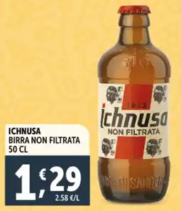 Deco Supermercati Ichnusa birra non filtrata offerta