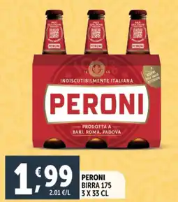 Deco Supermercati Peroni birra 175 offerta