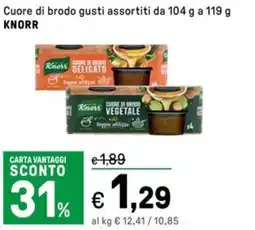 Iper La Grande Cuore di brodo KNORR offerta