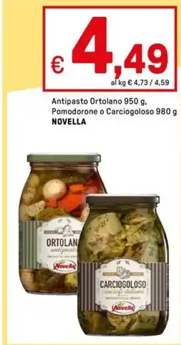 Iper La Grande Antipasto Ortolano , Pomodorone o Carciogoloso NOVELLA offerta