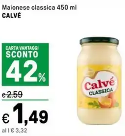 Iper La Grande Maionese classica CALVÉ offerta