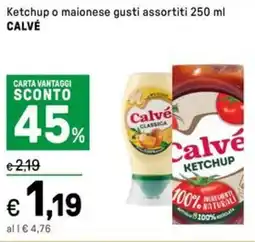 Iper La Grande Ketchup o maionese CALVÉ offerta