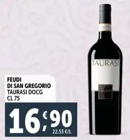 Deco Supermercati Feudi di san gregorio taurasi docg offerta