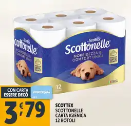 Deco Supermercati Scottex scottonelle carta igienica offerta