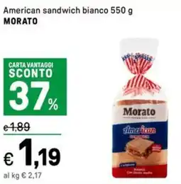 Iper La Grande American sandwich bianco MORATO offerta