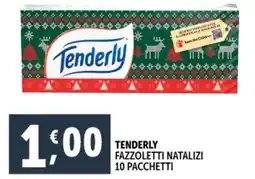 Deco Supermercati Tenderly fazzoletti natalizi offerta