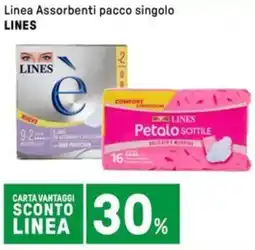 Iper La Grande Linea Assorbenti pacco singolo LINES offerta