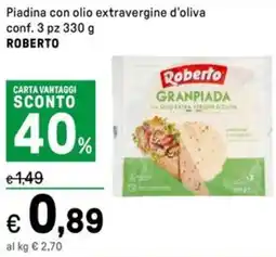 Iper La Grande Piadina con olio extravergine d'oliva ROBERTO offerta