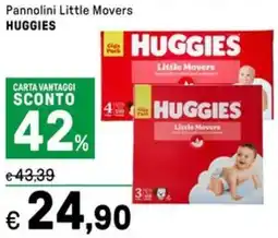 Iper La Grande Pannolini Little Movers HUGGIES offerta