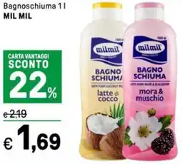 Iper La Grande Bagnoschiuma MIL MIL offerta