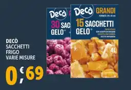 Deco Supermercati Decò sacchetti frigo offerta