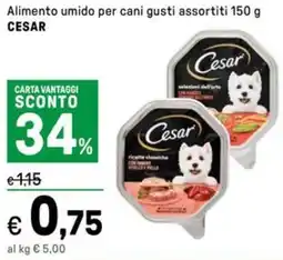 Iper La Grande Alimento umido per cani CESAR offerta