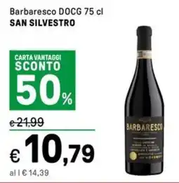 Iper La Grande Barbaresco DOCG SAN SILVESTRO offerta