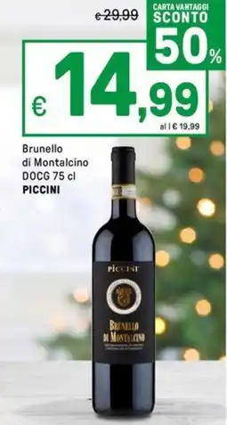 Iper La Grande Brunello di Montalcino DOCG PICCINI offerta