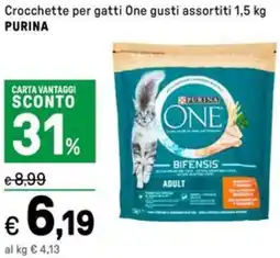 Iper La Grande Crocchette per gatti One PURINA offerta