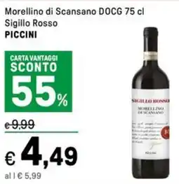 Iper La Grande Morellino di Scansano DOCG Sigillo Rosso offerta