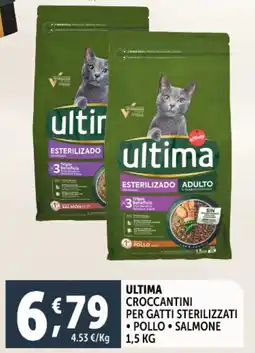 Deco Supermercati Ultima croccantini per gatti sterilizzati offerta