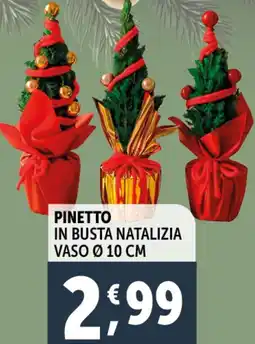 Deco Supermercati Pinetto in busta natalizia offerta