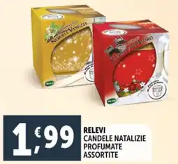 Deco Supermercati Relevi candele natalizie profumate offerta