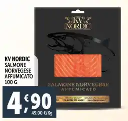 Deco Supermercati Kv nordic salmone norvegese affumicato offerta