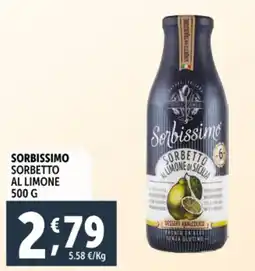 Deco Supermercati Sorbissimo sorbetto al limone offerta