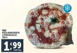 Deco Supermercati Vesi pizza margherita a portafoglio offerta