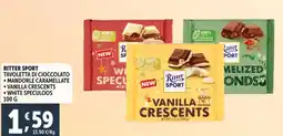 Deco Supermercati Ritter sport tavoletta di cioccolato offerta