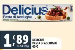 Deco Supermercati Delicius pasta di acciughe offerta